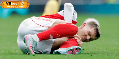 Martin Odegaard dính chấn thương dây chằng, bỏ lỡ 7 trận cầu quan trọng của Arsenal
